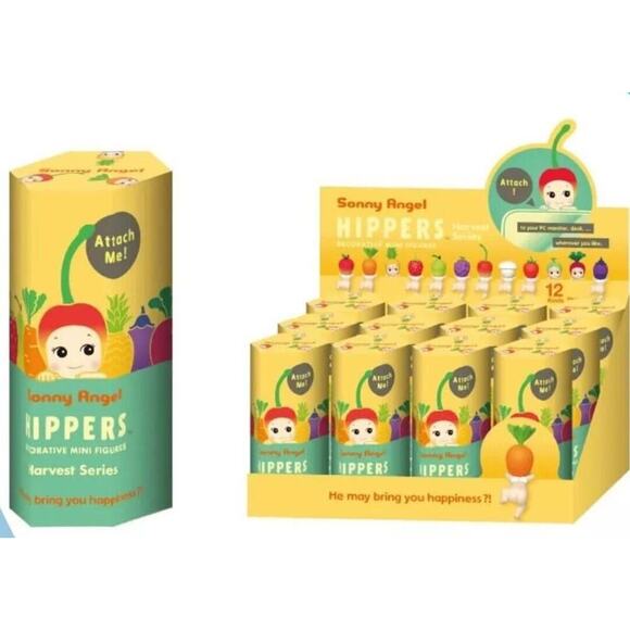 Sonny Angel Hippers Grape Harvest series Mini Figure Fruit Vegetable Attach Me - Picture 7 of 7